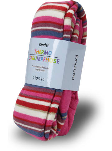 normani Baby Thermostrumpfhose -Ringelmuster in Pink
