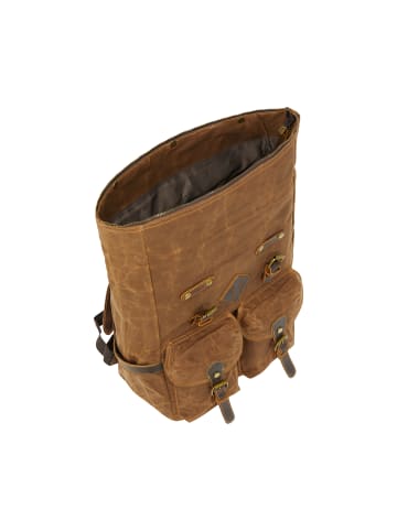 DreiMaster Vintage Men Backpack in Brown