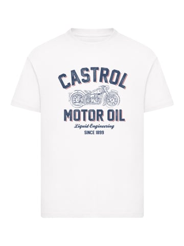 F4NT4STIC T-Shirt Castrol Liquid Engineering in weiß
