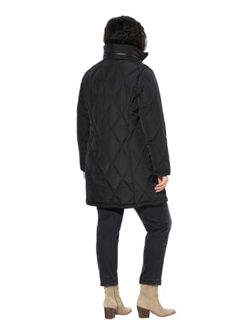 Ulla Popken Mantel in schwarz