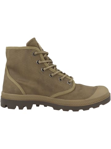 Palladium Schnürboots Pampa Hi Wax in hellbraun