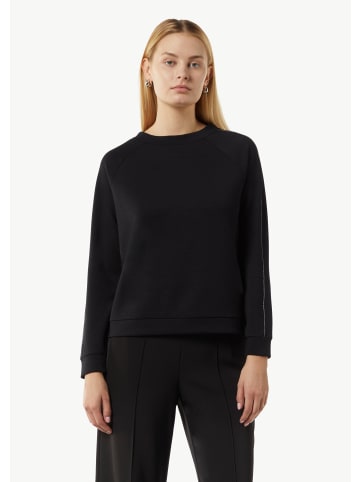 comma Sweatshirt langarm in Schwarz
