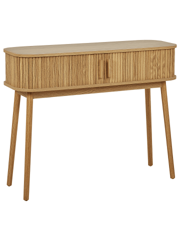Beliani Konsolentisch SELAH in Braun - (W) 100 x (H) 80 x (L) 35 cm
