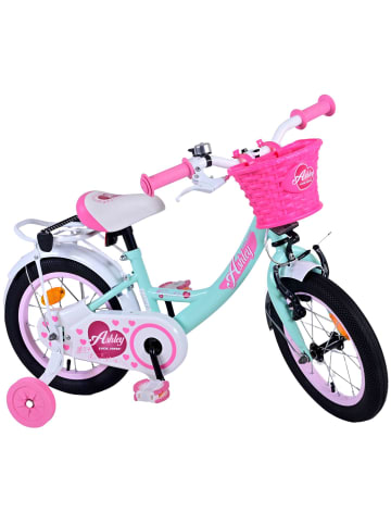 Volare Kinderfahrrad Ashley Fahrrad für Mädchen 14 Zoll Kinderrad in Grün 3 Jahre