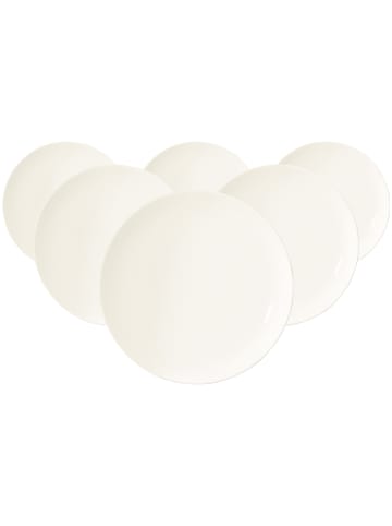 Seltmann Weiden 6er Set Speiseteller Savona Fine Diamond in Creme ø 27,7 cm in creme
