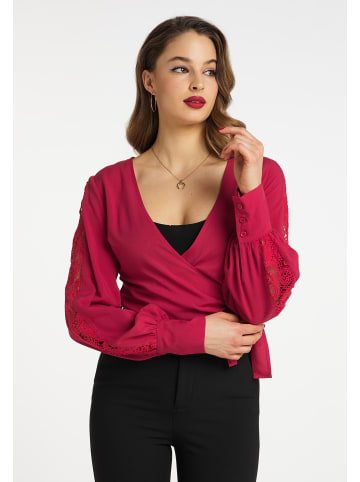 faina Damen Wickeltop in Rot
