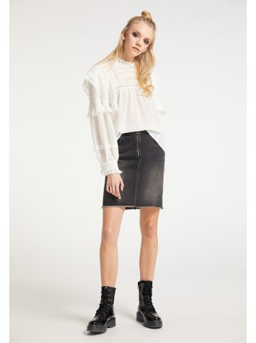 myMo ROCKS Damen Bluse in Weiss