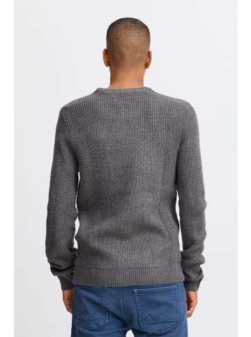 BLEND Strickpullover BHPullover 20717277 schicker Strickpullover mit Rundhalsausschnitt in Grau