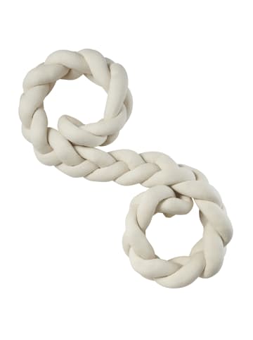 nordic coast company  Bettschlange geflochten XL Natur (L) 300cm 