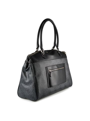 Guess Berta Schultertasche 34 cm in coal logo