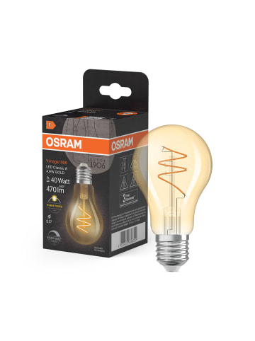 Osram OSRAM Vintage 1906 Classic Ist Eine Warmweiße, Dimmbare LED-Lampe In Kolbenform