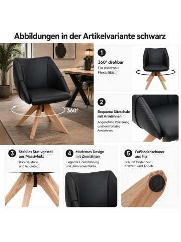 MCW 2er-Set Esszimmerstuhl Q52, Hellgrau