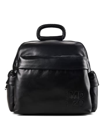 Mandarina Duck MD20 City Rucksack Leder 25 cm in nero
