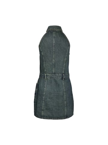 Noisy may Kleid in Dark Blue Denim