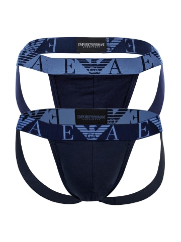 Emporio Armani Jockstrap 2er Pack in Marine