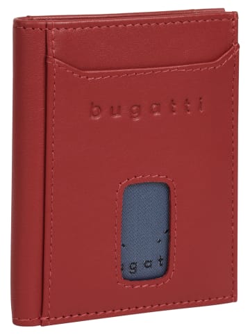 Bugatti Geldbörse SECURE SLIM echt Leder in rot