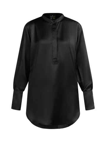 DreiMaster Damen Langarmbluse in Schwarz
