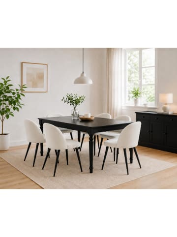 ebuy24 Schwarz,Beige 180 x 100 cm
