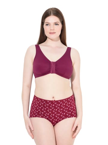 Ulla Popken Bustier in traubenrot