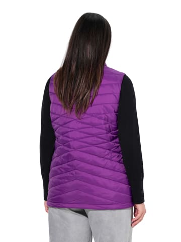 Ulla Popken Weste in dunkles violett