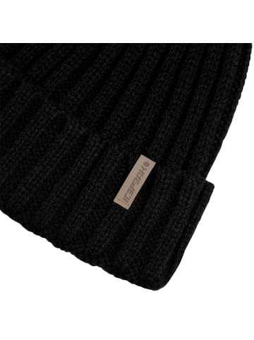 Icepeak Mütze Hazen in Schwarz