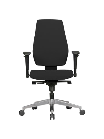 FineBuy Bürostuhl in Schwarz / Stoff / 70x63x119