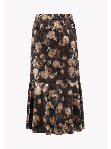 Usha Skirt in brown multicolor