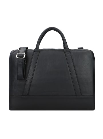 Cowboysbag Holden Aktentasche Leder 40 cm Laptopfach in black