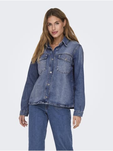 ONLY Jeanshemd in Medium Blue Denim