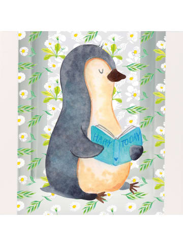 Mr. & Mrs. Panda Windlicht Pinguin Buch ohne Spruch in Transparent