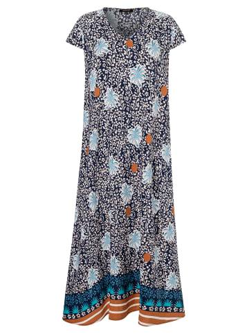More & More Printkleid in ornamental palmtree print with bordure