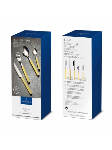 Villeroy & Boch 30er Set Tafelbesteck Play! in Sunny Day