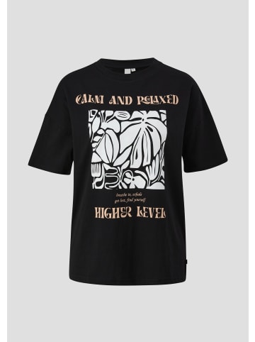 QS T-Shirt in 99D0_schwarz