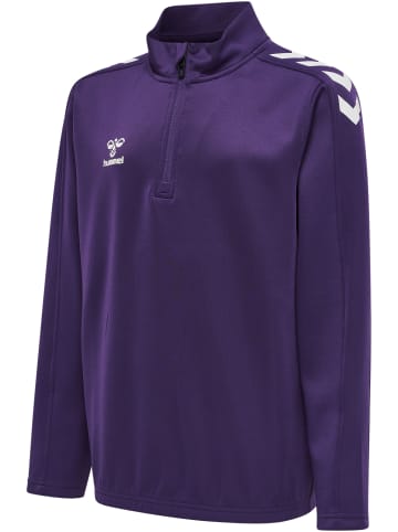 Hummel Halbreißverschluss Sweatshirt Hmlcore Kinder in ACAI/WHITE