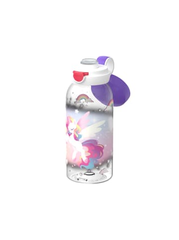 Mepal Trinkflasche mit Klappdeckel Campus in 600 ml in Unicorn Glow