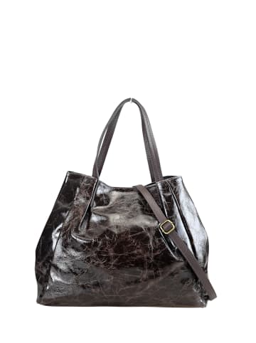 collezione alessandro Ledertasche " Vernice " in dunkelbraun