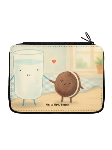 Mr. & Mrs. Panda Federmappe Milch Keks Design ohne Spruch in Weiß