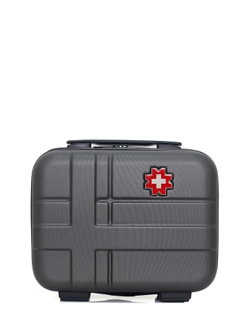 SWISS KOPPER Kosmetikkoffer USTER in Dunkelgrau (9L)