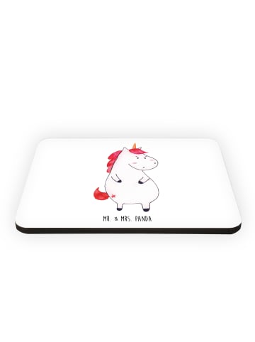 Mr. & Mrs. Panda Whiteboardmagnet Einhorn Wut ohne Spruch in Weiß