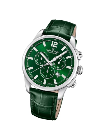 Candino Analog-Armbanduhr Candino Sport grün groß (ca. 44mm)