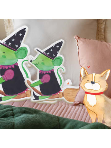 Mr. & Mrs. Panda kissen tier Hexe Fliegt ohne Spruch in Weiß