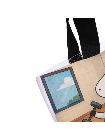 Mr. & Mrs. Panda Badetasche Einhorn Fitness Design ohne Spruch in Weiß