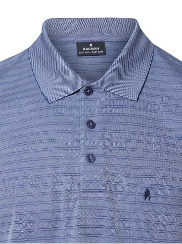 Ragman Poloshirt in blau