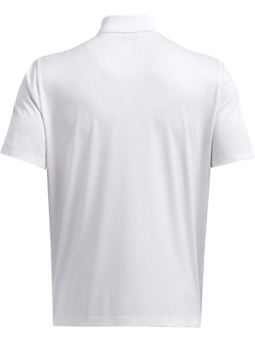 Under Armour Polo "Ua Matchplay Printed Polo" in Weiß