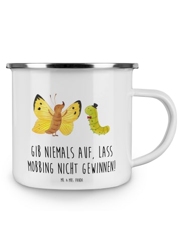 Mr. & Mrs. Panda Teetasse Mobbing bewältigen mit Spruch in Weiß