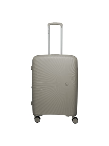 travelite Tamaris x Travelite Voyaage 4 Rollen Trolley M 76 cm mit Dehnfalte in sand