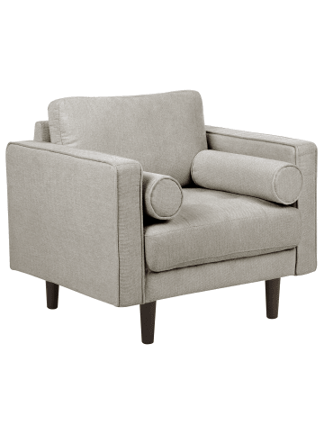 Beliani Sessel NURMO in Braun - (W) 86 x (H) 78 x (L) 74 cm