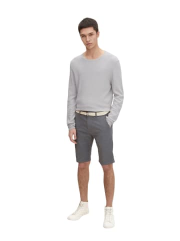 TOM TAILOR Denim Short SLIM CHINO MIT GÜRTEL slim in Blau