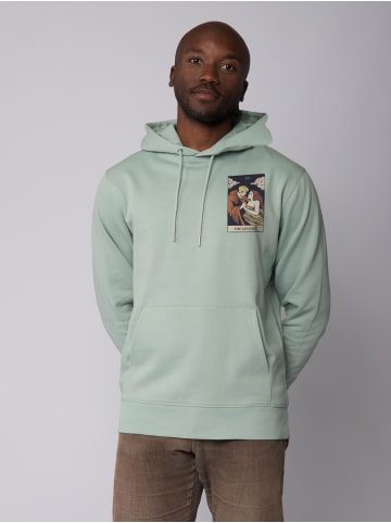 wat? Apparel Sweatshirt Tarot The Lovers in Aloe