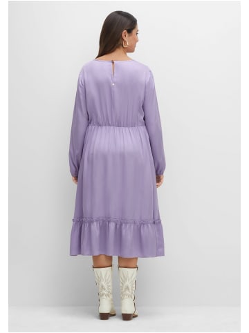 sheego Midikleid in pastelllila